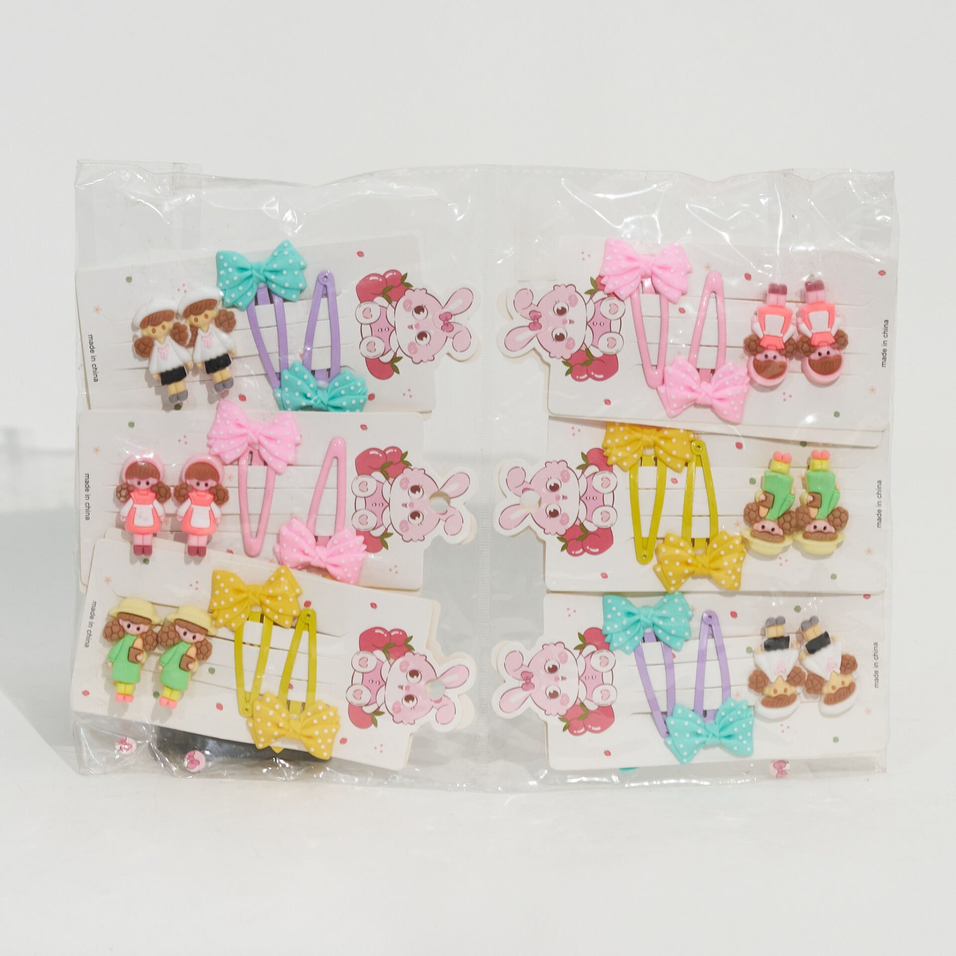 CARD FIGURED CHILDREN SET BUCKLE S-40