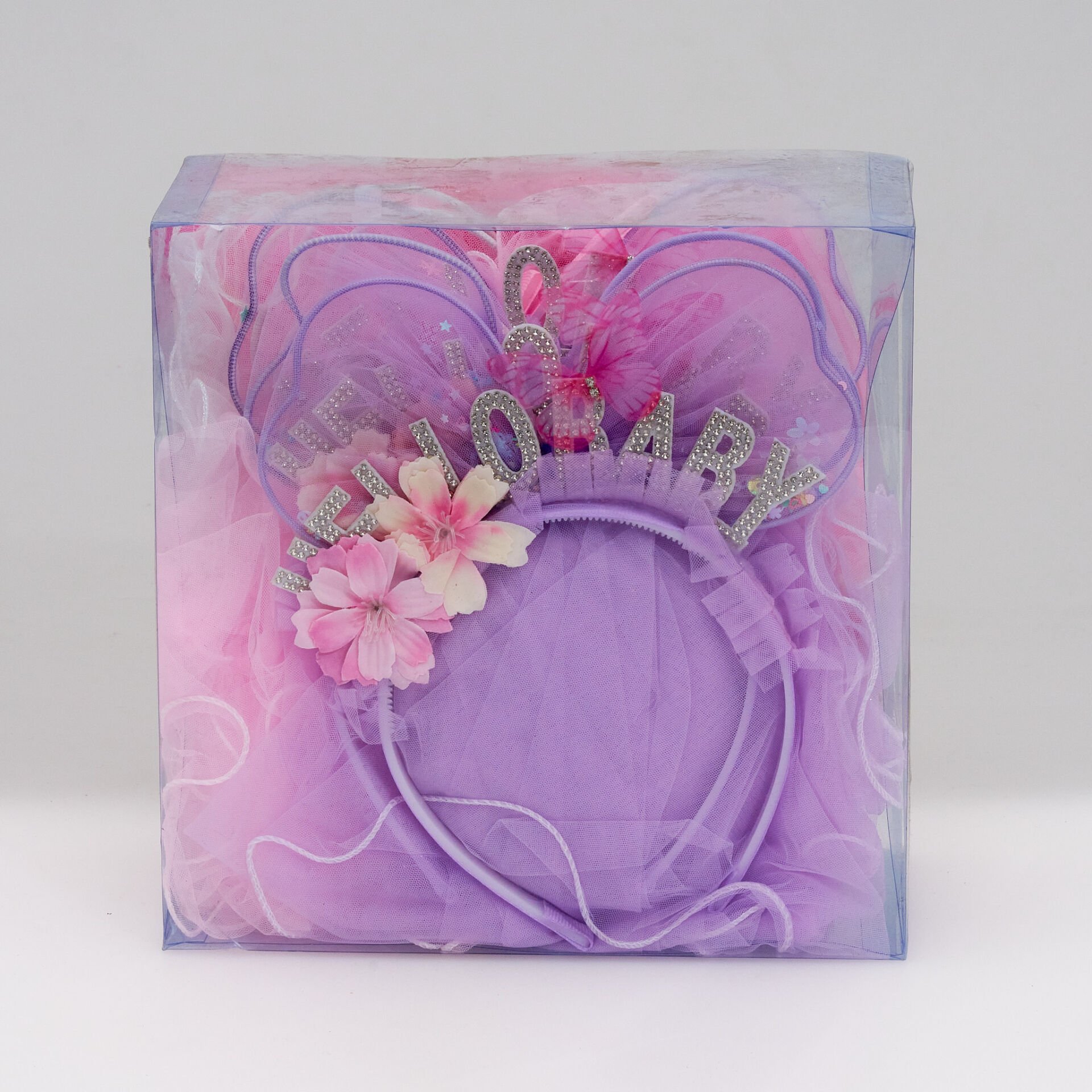 KUTULU TÜLLÜ LÜKS ÇOCUK TAÇ KVS-173