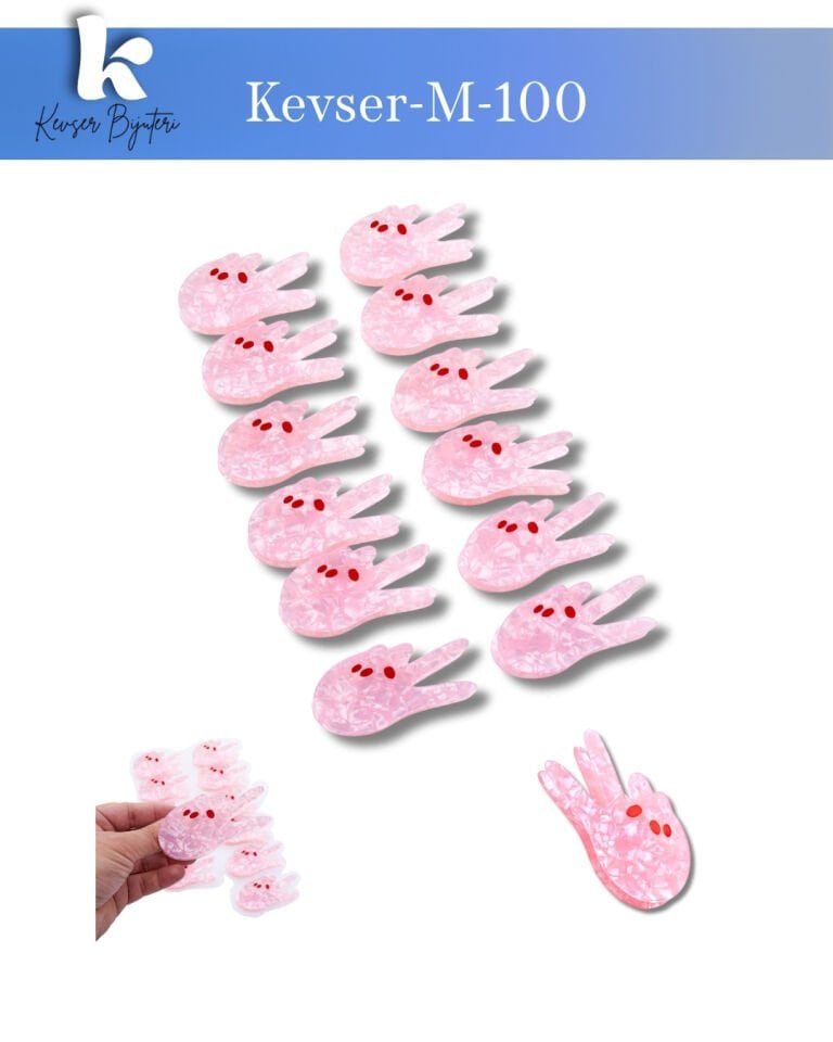 FİGÜRLÜ KEMİK MANDAL M-100