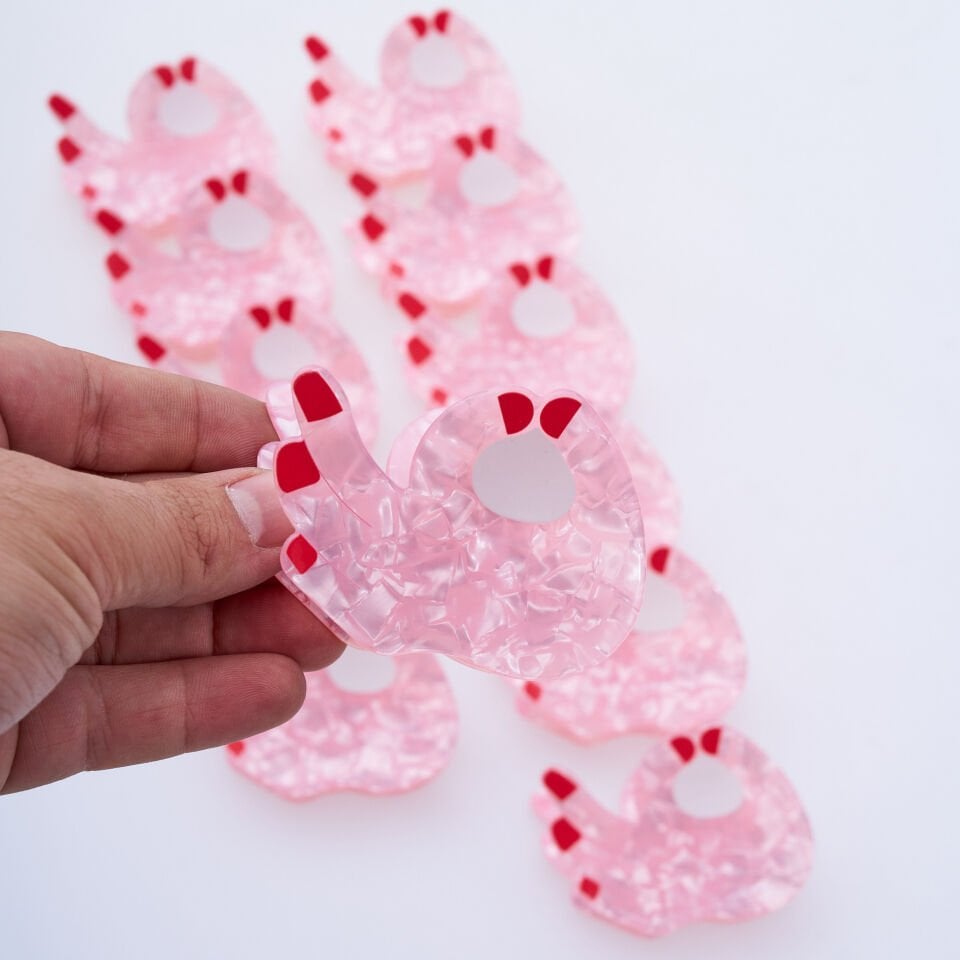 FİGÜRLÜ KEMİK MANDAL KVS-100