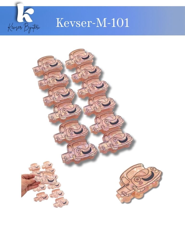 FİGÜRLÜ KEMİK MANDAL KVS-101