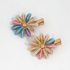 TAŞLI TEKLİ ÇİÇEKLİ PENS P-2