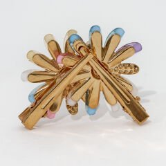 TAŞLI TEKLİ ÇİÇEKLİ PENS P-2