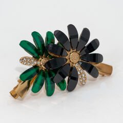 TAŞLI TEKLİ ÇİÇEKLİ PENS P-2