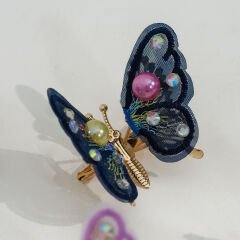 TAŞLI YAYLI KELEBEK PENS KVS-64