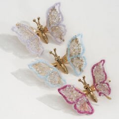 TAŞLI YAYLI KELEBEK PENS P-16