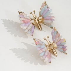 ÇİFT TAŞLI YAYLI KELEBEK PENS KVS-74