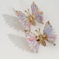 ÇİFT TAŞLI YAYLI KELEBEK PENS KVS-74