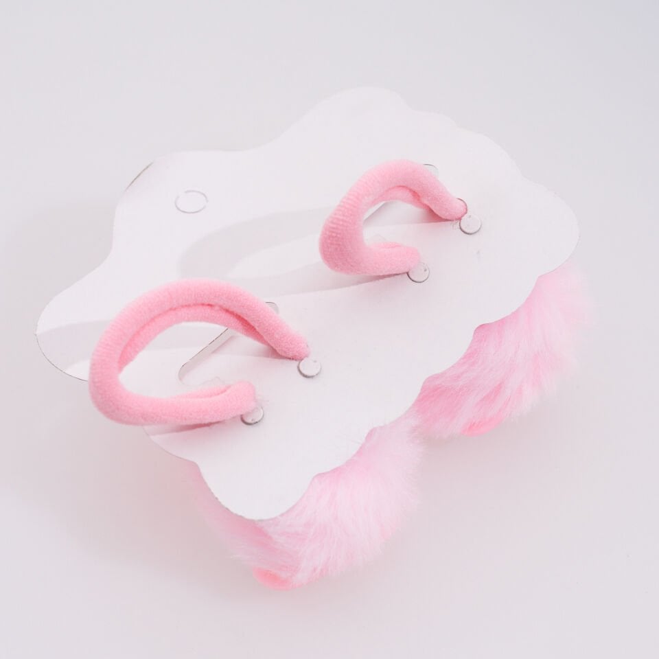 İKİLİ PONPONLU LASTİK TOKA