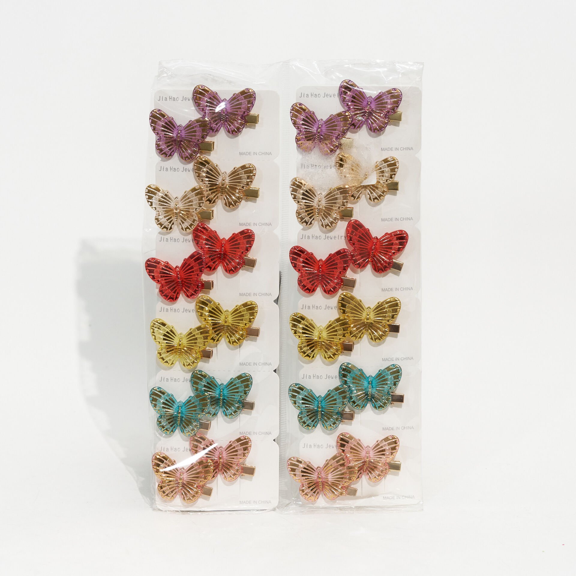 DOUBLE TRANSPARENT BUTTERFLY P-16