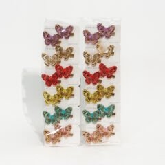 DOUBLE TRANSPARENT BUTTERFLY P-16