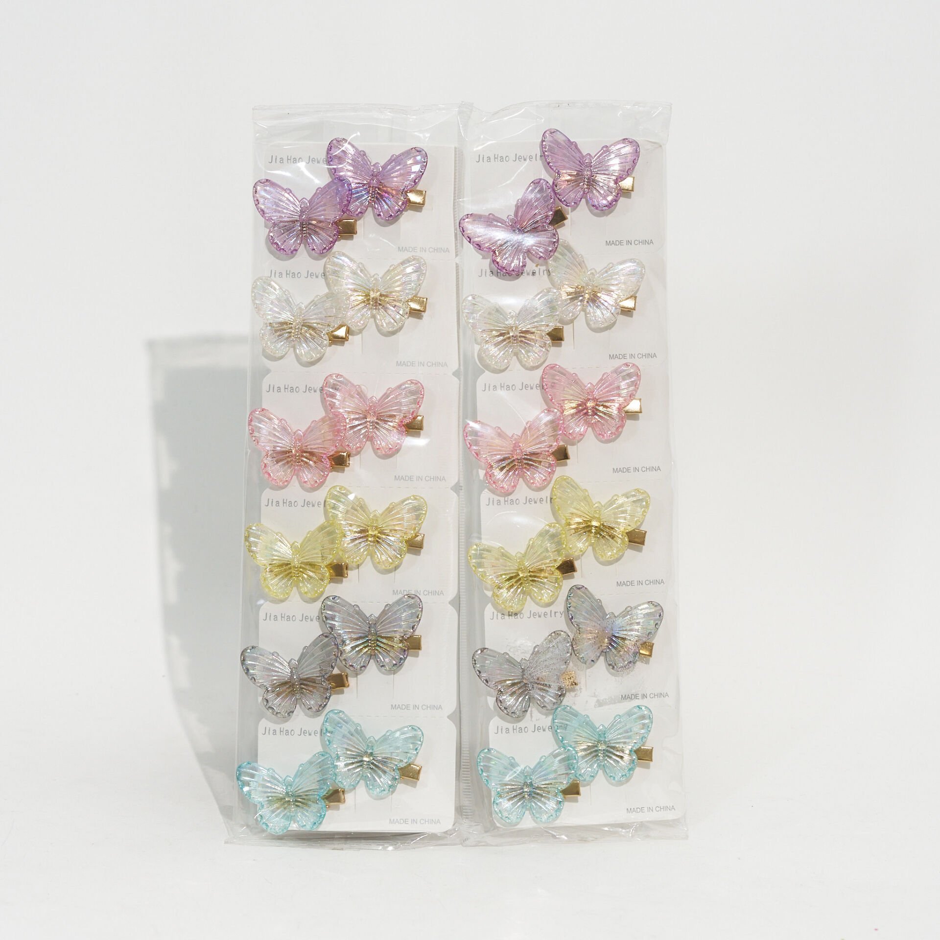 DOUBLE TRANSPARENT BUTTERFLY P-16