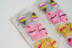 DOUBLE GLITTER SNAP FASTENER C-1