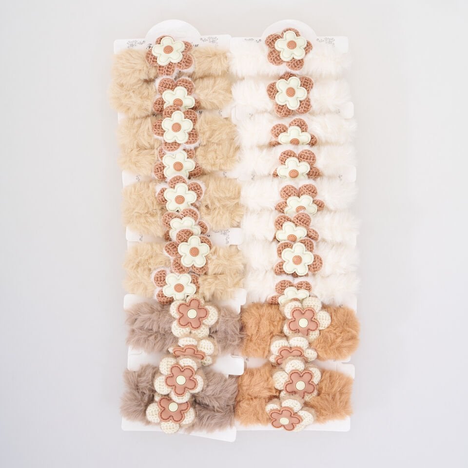 İKİLİ FİGÜRLÜ TÜYLÜ SİMİT TOKA