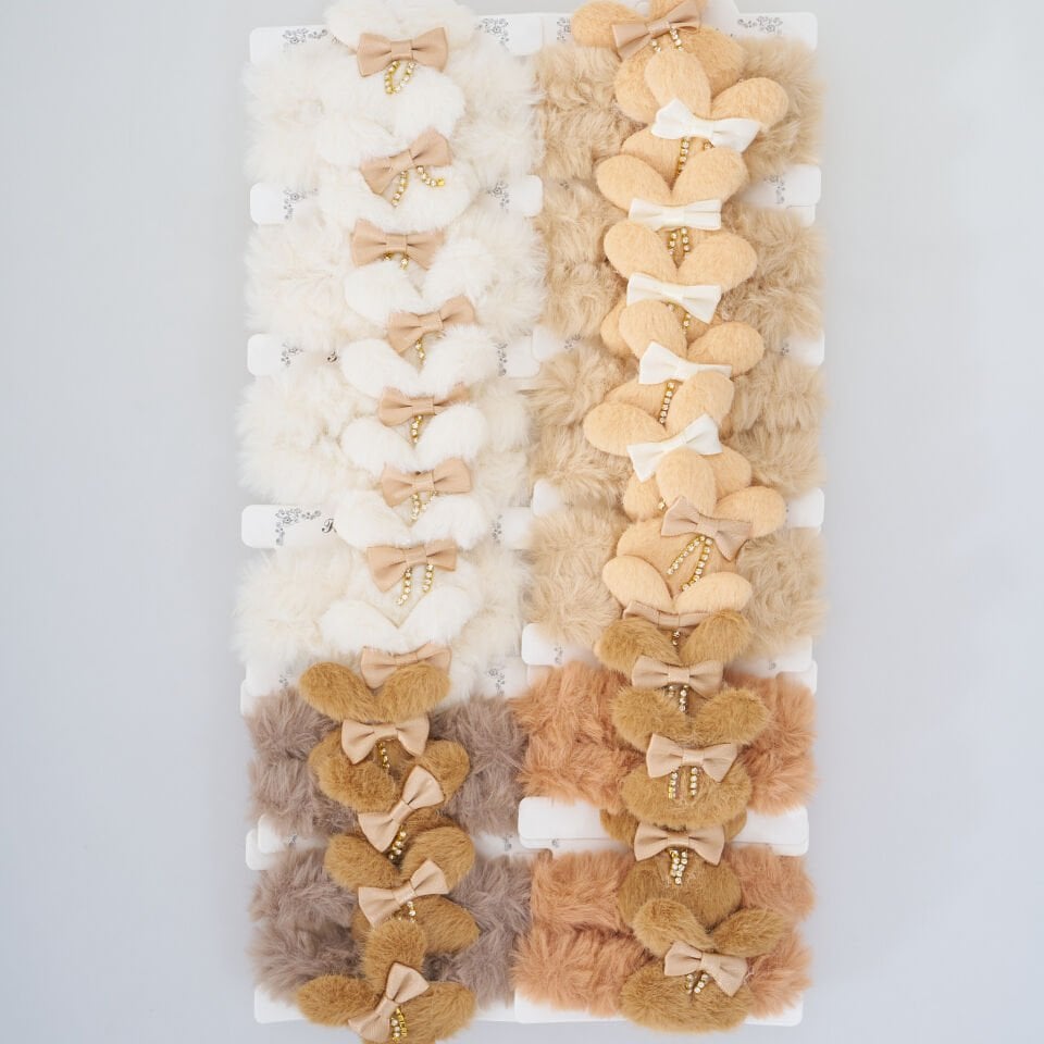 İKİLİ FİGÜRLÜ TÜYLÜ SİMİT TOKA