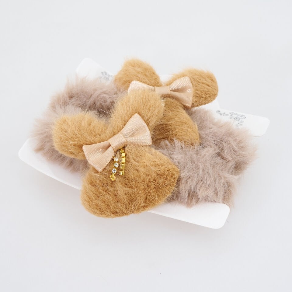 İKİLİ FİGÜRLÜ TÜYLÜ SİMİT TOKA