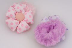 FEATHERED DAISY BUBBLE CLASP L-83