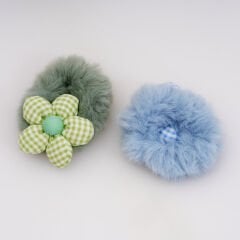 TÜYLÜ PAPATYA SİMİT TOKA L-83