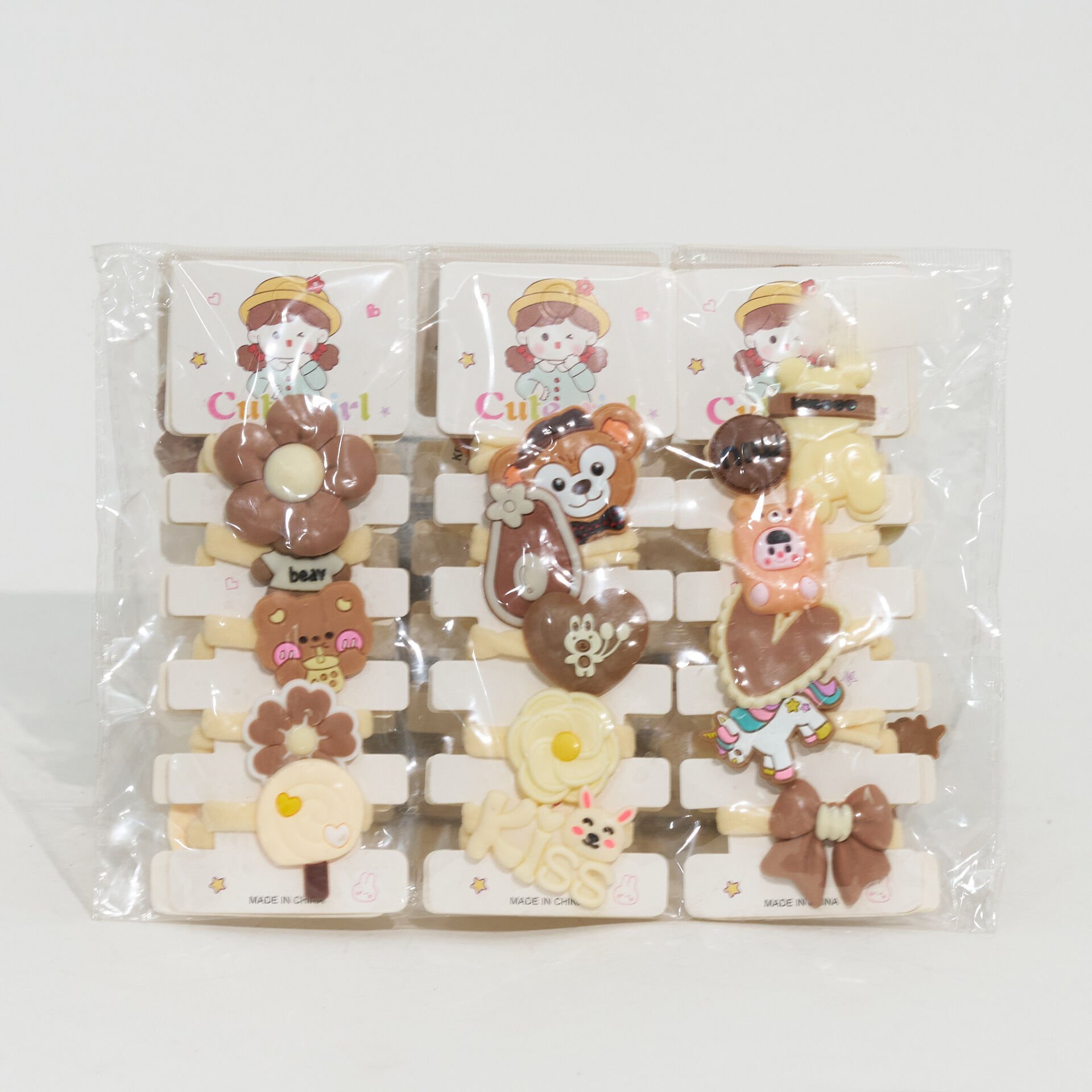 KARTLI FİGÜRLÜ ÇOCUK SET TOKA S-29