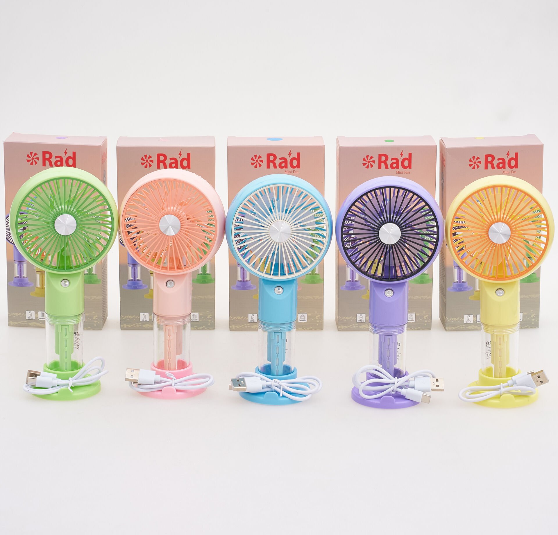 RAD MİNİ FAN - SU BUHARLI / ODA PARFÜMLÜ