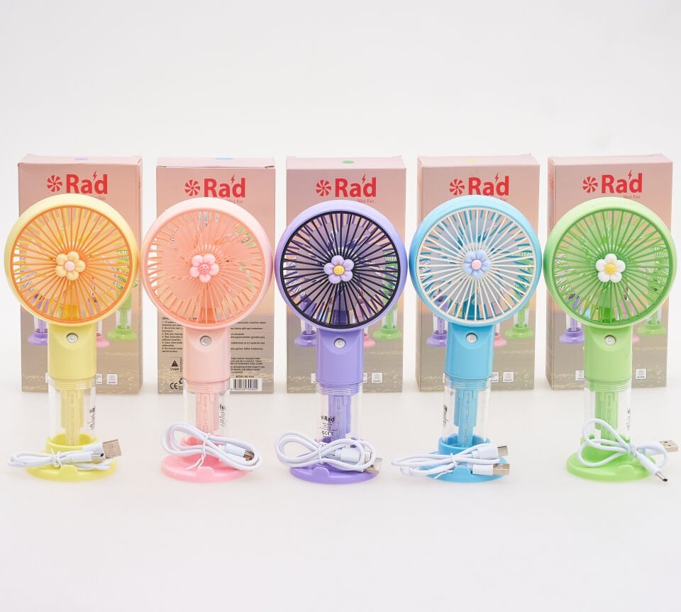 RAD MİNİ FAN - SU BUHARLI / ODA PARFÜMLÜ