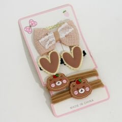 KARTLI FİGÜRLÜ ÇOCUK SET TOKA S-10