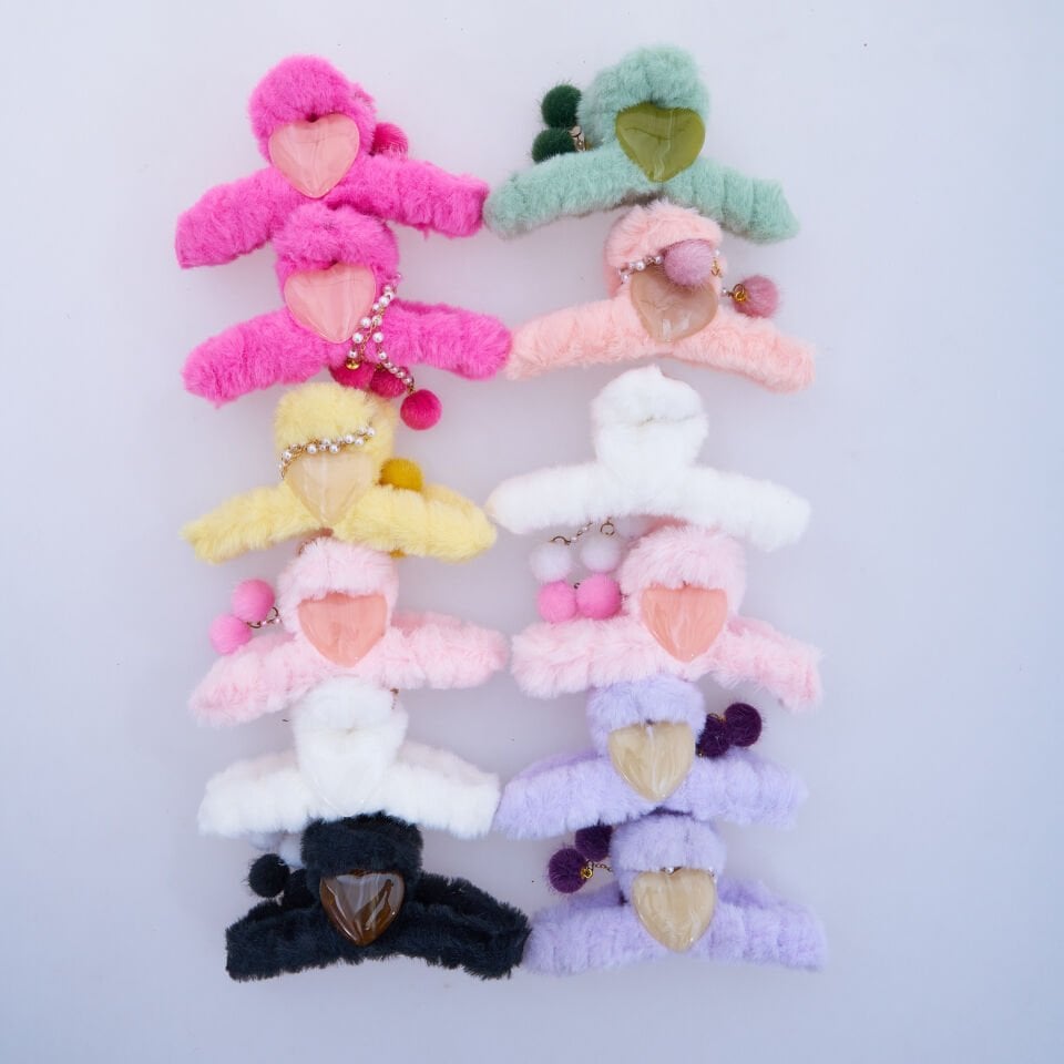 ZİNCİRLİ TÜYLÜ MANDAL KVS-25-B