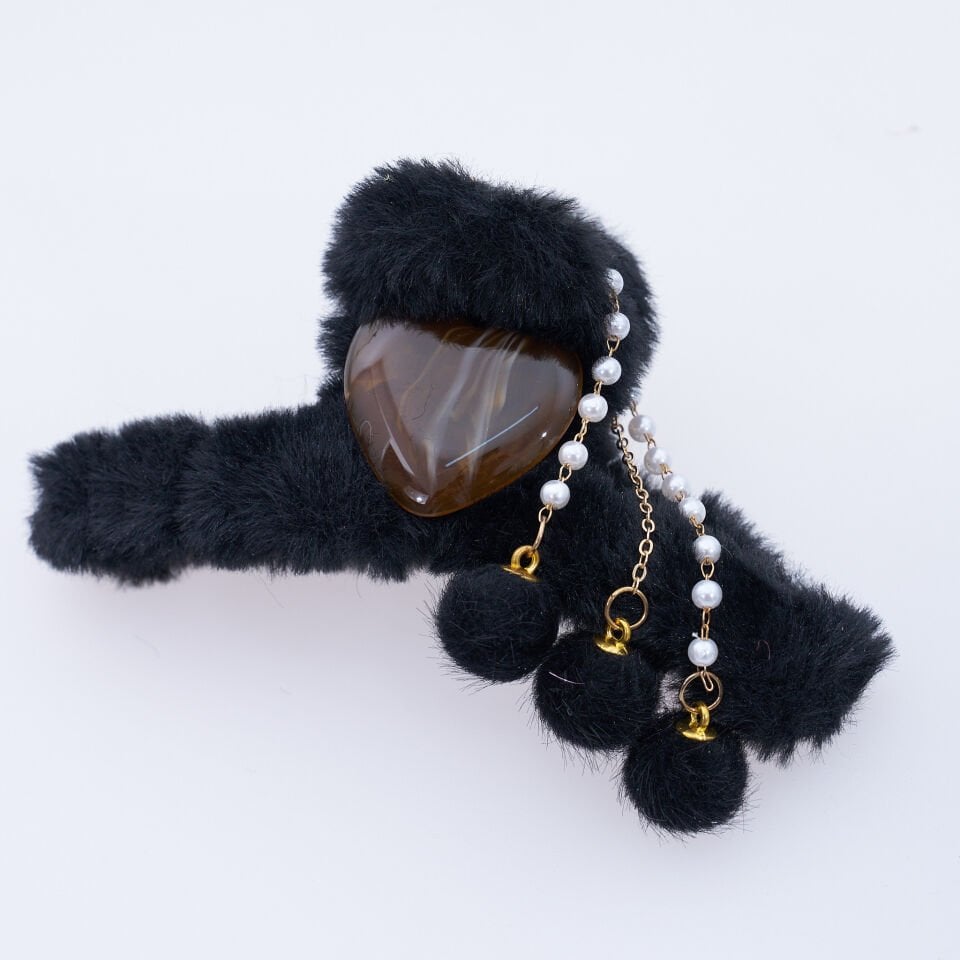 ZİNCİRLİ TÜYLÜ MANDAL KVS-33-B