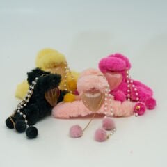 ZİNCİRLİ TÜYLÜ MANDAL KVS-33-B