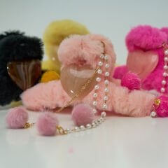 ZİNCİRLİ TÜYLÜ MANDAL KVS-33-B