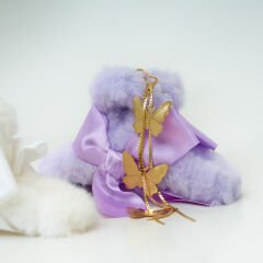 ZİNCİRLİ TÜYLÜ MANDAL KVS-28-B