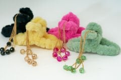 ZİNCİRLİ TÜYLÜ MANDAL KVS-29-B