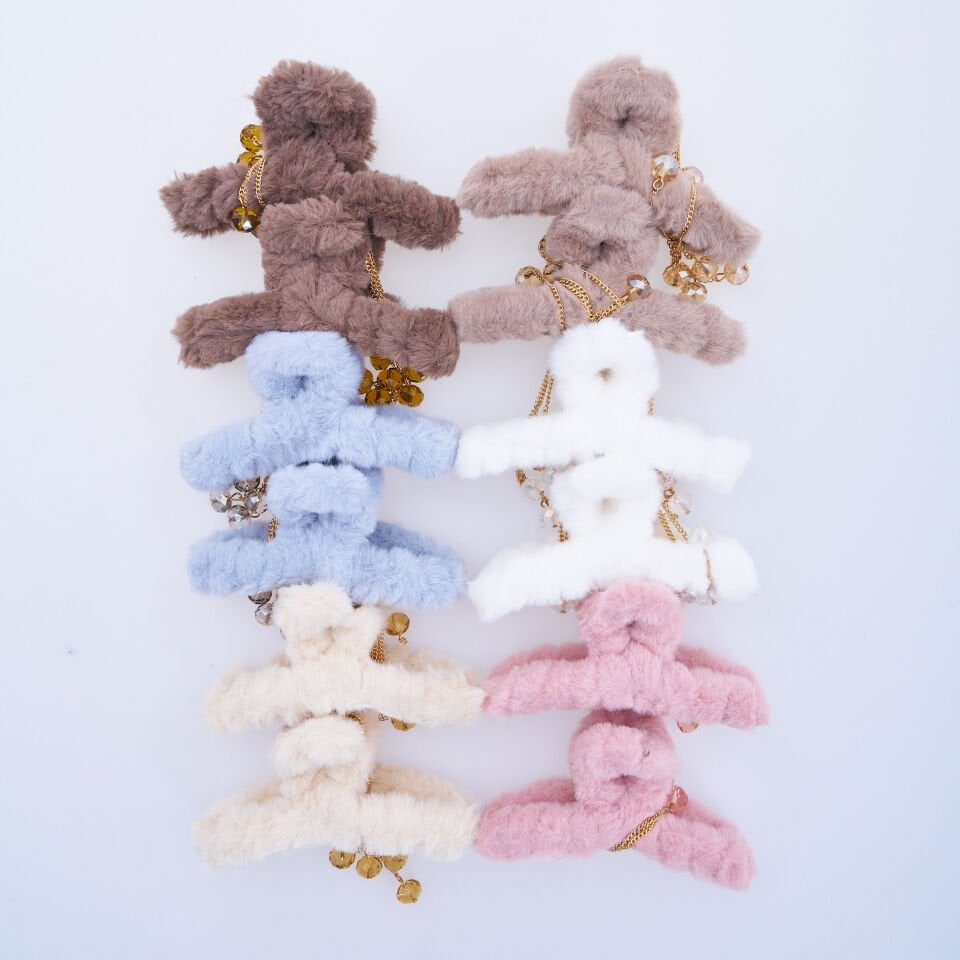 ZİNCİRLİ TÜYLÜ MANDAL KVS-36-A