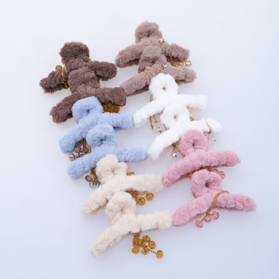 ZİNCİRLİ TÜYLÜ MANDAL KVS-36-A