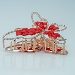 TAŞLI METAL KELEBEK MANDAL KVS-215-A