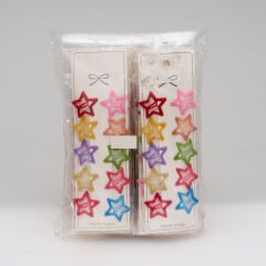 10-PIECE GLITTER STAR BUCKLE KVS-C-1