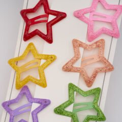 10-PIECE GLITTER STAR BUCKLE KVS-C-1