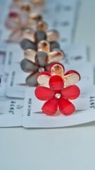 ÇİÇEKLİ TAŞLI METAL MANDAL KVS-65-B