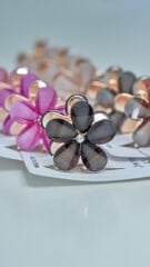 ÇİÇEKLİ TAŞLI METAL MANDAL KVS-65-B