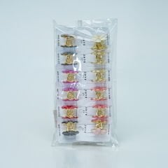 ÇİÇEKLİ TAŞLI METAL MANDAL KVS-65-A