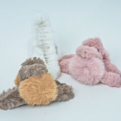 FEATHERED POMPOM PADLOCK KVS-34-A