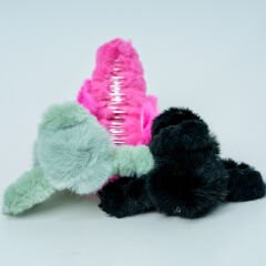 FEATHERED POMPOM PADLOCK KVS-34-B