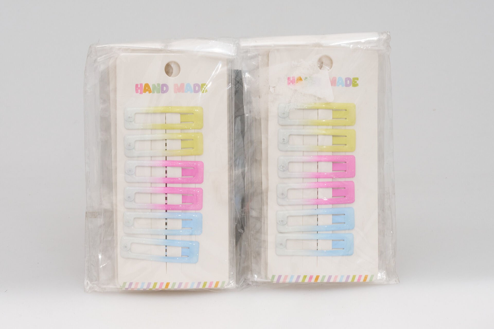 6'LI RENKLİ KARE ÇITÇIT TOKA KVS-19