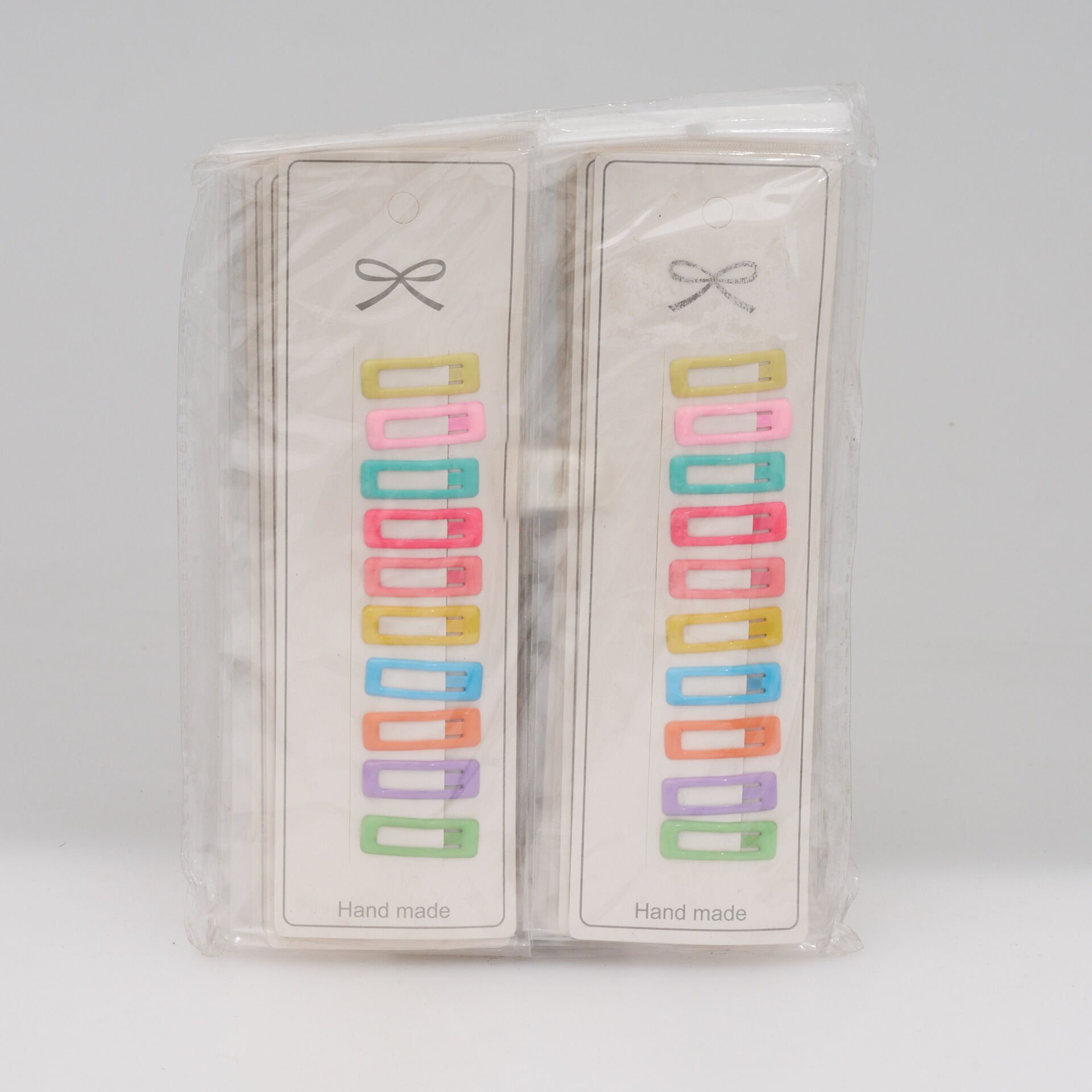 10'LU RENKLİ KARE ÇITÇIT TOKA KVS-C-6