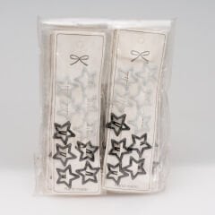 10'IU SILVERY STAR Snap Clasp KVS-C-1