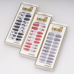 24 PATTERNED NAILS