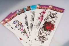 BÜYÜK RENKLİ KARIŞIK MODEL DÖVME