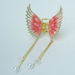 TAŞLI ZİNCİRLİ KELEBEK METAL MANDAL M-104