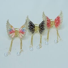 TAŞLI ZİNCİRLİ KELEBEK METAL MANDAL M-104