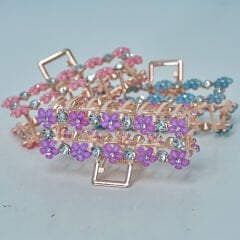 ÇİÇEKLİ METAL MANDAL KVS-196-B